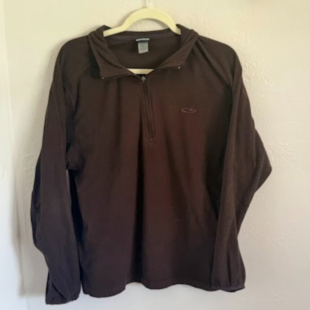 Champion Brown Quarterzip Fleece
